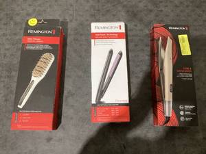 lot 627 image: LOT OF 3 Remington Hair Tools