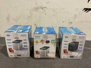 lot 166 image: LOT OF 3 Avanti 26 lb Bullet Ice Maker