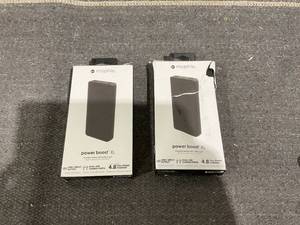 lot 173 image: LOT OF 2 Mophie Power Boost XL (20K)- Black - PowerStation containing Large Internal Battery and Versatile USB-C Port