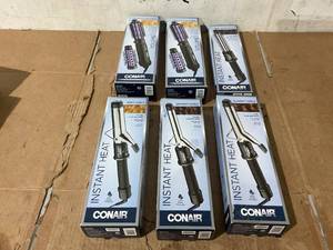 lot 281 image: LOT OF 6 Conair Hair Tools