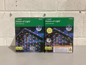 lot 486 image: LOT OF 2 Led Light Show Points Of Light Motion And Static Modes 30 Feet