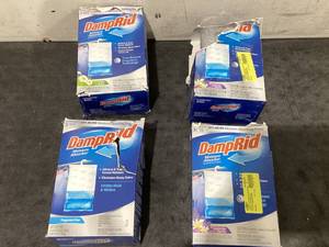lot 636 image: LOT OF 4 DampRid Hanging Moisture Absorbers, 3 Count