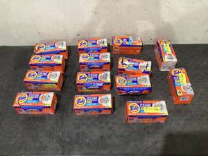 lot 649 image: LOT OF 14 Tide Washing Machine Cleaner with Oxi Powder, Odor Eliminator and Washer Residue Remover, 4 Count