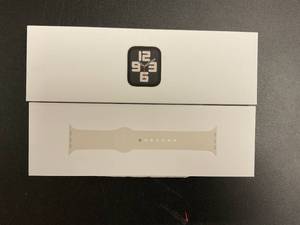 lot 36 image: Apple Watch SE (2nd Gen) GPS 40mm Smartwatch with Starlight Aluminum Case MXEF3LLA
