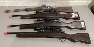 lot 508 image: LOT OF 4 Toy Rifles