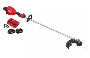 Milwaukee M18 FUEL 18V Brushless Cordless 17" Dual Battery Straight Shaft String Trimmer with (2) 8.0 Ah Batteries and Charger