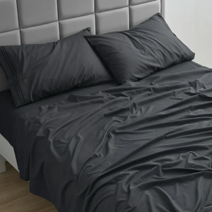 lot 168 image: 4PCS King Size Nestl Sheet Sets, 1800 Series Deep Pocket, Luxury Soft Microfiber Bed Sheet Sets