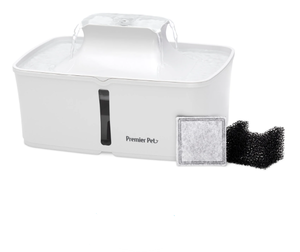 lot 187 image: Premier Pet 128 oz. Pet Fountain, Automatic for Dogs, Cat, & Multi Pets