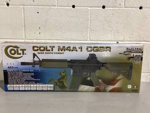 lot 562 image: Soft Air USA Colt M4A1 CQBR wAdjustable Hop-Up Dark EarthTan, 453 FPS 6mm