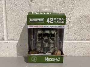 lot 583 image: Moultrie Micro 42 Trail Camera Kit - 42 MP - HD Video
