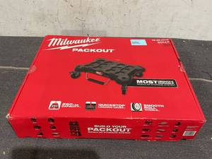 lot 198 image: Milwaukee PACKOUT Shelf for E-Track