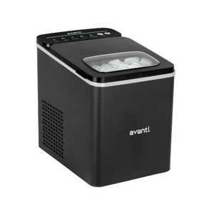lot 120 image: Avanti 26 lb Bullet Ice Maker, Black Stainless Steel