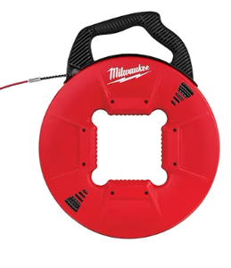 lot 298 image: Milwaukee 200 Polyester Fish Tape w Flexible Metal Leader