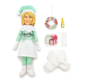 lot 358 image: Martha Stewart Martha on The Mantle Christmas Green Plush Figurine