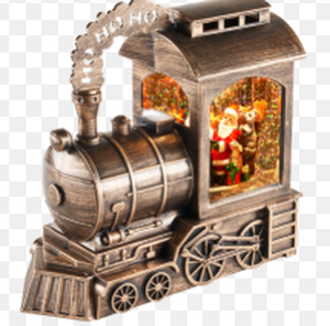 lot 392 image: Bass Pro Shops Santa Light-Up Train