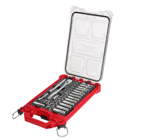 lot 399 image: Milwaukee, 38-inch Metric Ratchet Socket Wrench & Set, 32 Piece