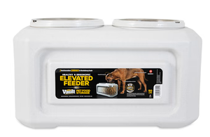 lot 309 image: Gamma Elevated Storage Feeder Dog Bowl, 12 Cups