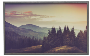 lot 692 image: Open Road Brands Mountainside Framed Wall Art, 14 x 22