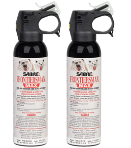 lot 697 image: SABRE Frontiersman MAX Bear Spray 2-Pack