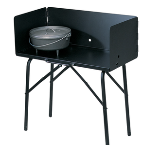 lot 712 image: Lodge Cast Iron Outdoor Cooking Table