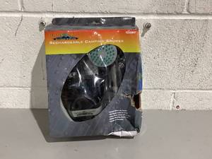 lot 592 image: BaseCamp Mr. Heater Corporation F235897 by Mr. Heater Boss Rechargeable Camping Shower
