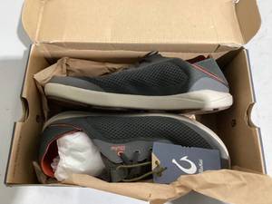 lot 607 image: Size 10 OLUKAI Mens Moku Pae Boat Shoe