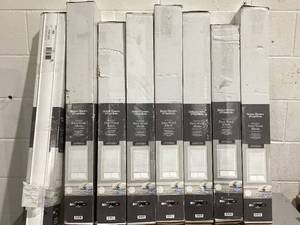 lot 481 image: LOT OF 8 Better Homes & Gardens Faux Wood Blinds