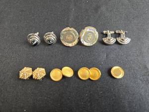 lot 18 image: Collection of Vintage and Modern Cufflinks and Shirt Studs