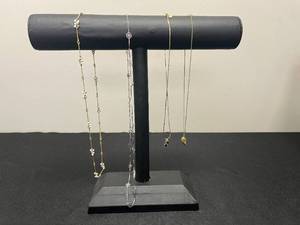 Collection of Avon Elegant Necklaces with Gold Tone and Silver Tone Finishes & Designs - display not inc