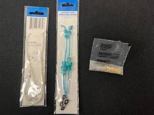 lot 158 image: Collection of Fashion Jewelry Eyeglasses Cords and Chain Extenders
