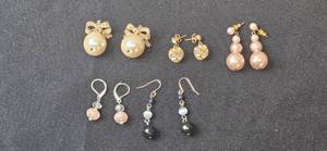lot 87 image: Assorted Set of Earrings with Various Designs