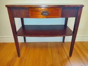 lot 54 image: Wood Side Table