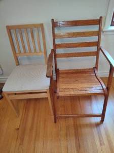 lot 45 image: Two Folding Chairs