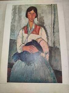 lot 55 image: Gypsy Woman with Baby Print