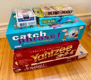 lot 78 image: Games Rook, Catch Phrase, Yahtzee, Scrabble & more