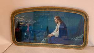 lot 52 image: Vintage Art Print Christ on the Mount of Olives by Giovanni
