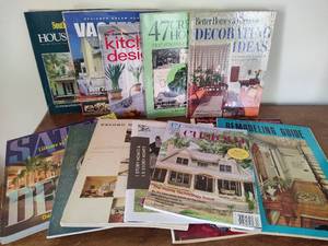 lot 97 image: Lot of Decorating & Remodeling Books & Magazines