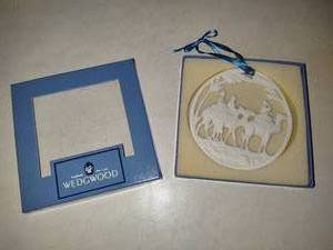 Wedgewood White Jasper We Three Kings Ornament