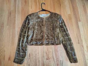 lot 181 image: Ladies Beaded Jacket size Small