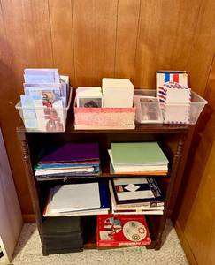 lot 241 image: Large Lot of Paper Products - Greeting Cards, Folders, Envelopes, Page Protectors, Vintage Spirograph & more