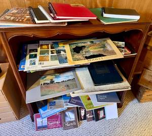 lot 232 image: Assorted Sketchbooks, Scrapbooks, Calendars & More