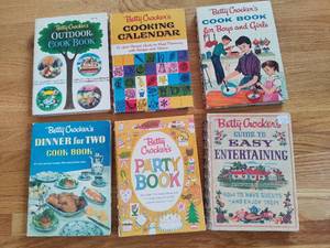 Vintage 8" Betty Crocker Cookbooks
