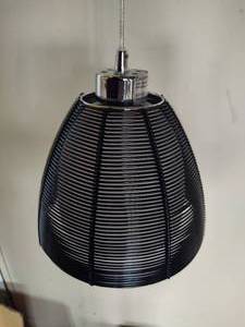 lot 207 image: Metal Cage Pendant Light