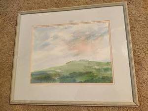 lot 255 image: Watercolor by Jean Accola
