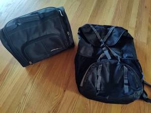 lot 263 image: Eddie Bauer Backpack & Small Travel Bag