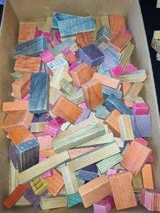 lot 272 image: Lot of Childrens Wood Blocks