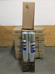 lot 13 image: EVERBILT Lot of 7 Cases of- 48 in. x 25 ft. Double Reflective Insulation Radiant Barrier (6 rolls per case) (Retail Value of $3,598.20)
