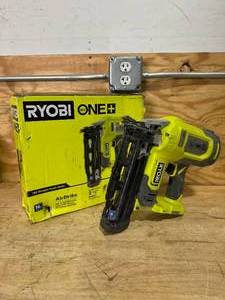lot 62 image: RYOBI P326 ONE 18V AirStrike 16-Gauge Cordless Finish Nailer (Tool Only) - C199