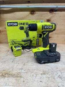 lot 85 image: RYOBI PCL201K1 ONE 18V Cordless 38 in. DrillDriver Kit with 1.5 Ah Battery and Charger - C50