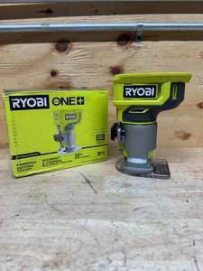 lot 87 image: RYOBI PCL424B ONE 18V Cordless Compact Fixed Base Router (Tool Only) - B79